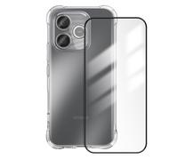 Avizar Case For Honor 600 Lite Shockproof With Bumper Corners And Tempered Glass