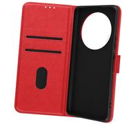 Avizar Case for Honor Magic 6 Lite 5G Card-holder Cover Video Stand Feature, Red