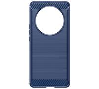 Avizar Case for Honor Magic 6 Lite 5G Flexible Carbon Fiber Effect, Dark Blue