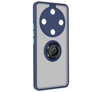 Avizar Case for Honor Magic 6 Lite 5G Metallic Ring Support Function, Night blue