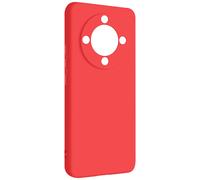 Avizar Case for Honor Magic 6 Lite 5G Semi-rigid Soft-touch Anti-traces, Red
