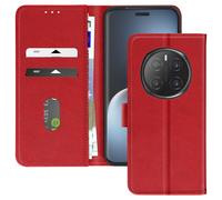 Avizar Case for Honor Magic 7 Pro Clapet Wallet and Video Holder, Red