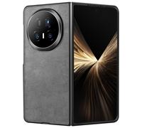 Avizar Case for Honor Magic V5 Rigid Grain Leather Effect with Reinforced Edges