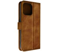 Avizar Case for iPhone 14 Pro Max Wallet Cover Video Stand Soft-touch, Brown