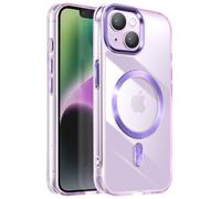 Avizar Case for iPhone 15 Plus and 14 Plus Back Cristal Color, Purple