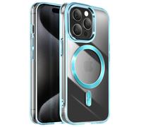 Avizar Case for iPhone 15 Pro Max Back Cristal Color, Blue