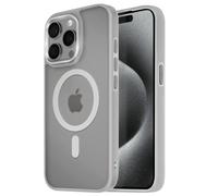 Avizar Case for iPhone 15 Pro Max Matte Back Surround Frosted, Grey