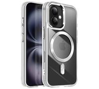 Avizar Case for iPhone 16 Plus Back Cristal Color, Silver