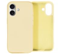 Avizar Case for iPhone 16 Plus Semi-rigid Soft-touch Anti-Trace, Yellow
