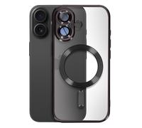 Avizar Case for iPhone 16 Plus Silicone Contour Chrome