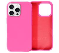Avizar Case for iPhone 16 Pro Max Semi-rigid Soft-touch Anti-Trace, Fuschia
