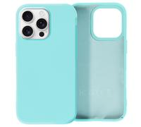 Avizar Case for iPhone 16 Pro Max Semi-rigid Soft-touch Anti-Trace, Turquoise