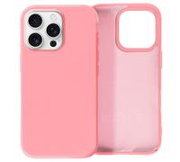 Avizar Case for iPhone 16 Pro Max Semi-rigid Soft-touch Anti-Traces, Light pink