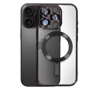 Avizar Case for iPhone 16 Pro Max Silicone Contour Chrome