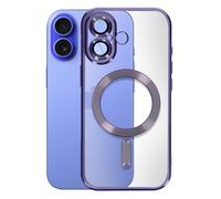 Avizar Case for iPhone 16 Silicone Contour Chrome, Purple