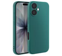 Avizar Case for iPhone 17 in Ultra-Resistant Soft Silicone, Dark green