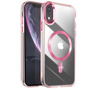 Avizar Case for iPhone XR Back Cristal Color, Rose Gold