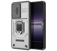 Avizar Case for OnePlus Nord CE5 with Ring Stand and Sliding Camera Cover, Grey