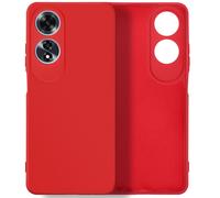 Avizar Case for Oppo A60 Semi-rigid Soft-touch Anti-traces, Red