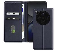 Avizar Case for Oppo Find X8 Pro Clamshell Wallet and Video Holder, Dark Blue