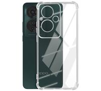 Avizar Case for Oppo Reno 11F Transparent with Bumper Corners, Sienna
