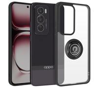 Avizar Case for Oppo Reno 12 Pro with Rotating Magnetic Ring and Frosted Finish