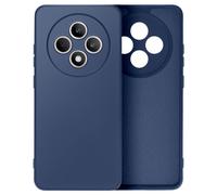 Avizar Case for Oppo Reno 12F Semi-rigid Soft-touch Anti-traces, Night blue