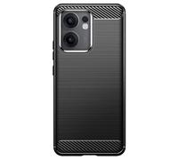 Avizar Case for Oppo Reno 13 F and 13 FS Silicone Design Brushed Carbon