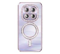 Avizar Case for Redmi Note 15 Pro 5G Compatible Rhinestone Bumper, Pink