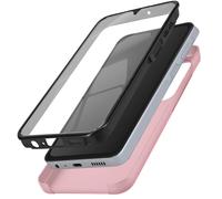 Avizar Case for Samsung Galaxy A05S Rear Rigid Front Flexible Tactile, Rose Gold