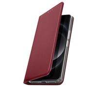 Avizar Case for Xiaomi 14 Ultra Magnetic Clamshell Card Case, Bordeaux
