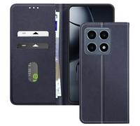 Avizar Case for Xiaomi 14T Clapet Wallet and Video Holder, Night blue