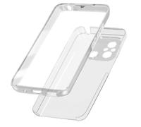 Avizar Case for Xiaomi Redmi 12C, Hard Back and Soft Front, Transparent
