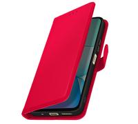 Avizar Case for Xiaomi Redmi 13 Flap Wallet Magnetic Tab, Red