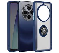 Avizar Case for Xiaomi Redmi 14C Metal Ring Video Holder, Night blue