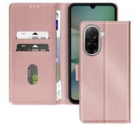 Avizar Case for Xiaomi Redmi A5 Clamshell Wallet and Video Holder, Rose Gold