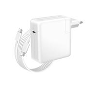 Avizar Charger for MacBook Pro 13'' 2016-2020 USB-C 96W + 1.8m Cable, White