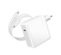 Avizar Charger for MacBook Pro 14'' M1 / M2 Max USB-C 96W + 1.8m Cable, White