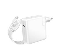 Avizar Charger for MacBook Pro 15'' 2016-2019 USB-C 96W + 1.8m Cable, White