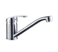 Avizar Chrome Kitchen Faucet Anti-Splash 360° Swivel, Silver