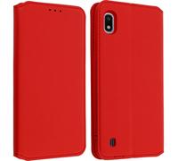 Avizar Classic Edition stand Case with card slot for Galaxy A10, Red