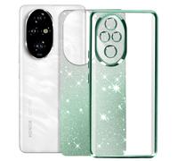Avizar Cover for Honor 200 Pro Gradient Glitter Pattern Protected Camera, Green