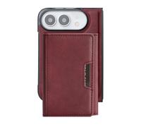 Avizar Detachable Wallet Case for iPhone Duo Compatible, Bordeaux