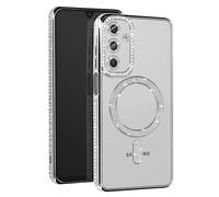 Avizar Diamond Case for Galaxy A16 Contour Strass, Silver