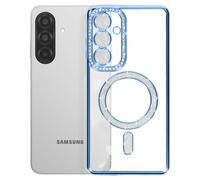 Avizar Diamond Case for Galaxy A26 Outline Strass, Blue