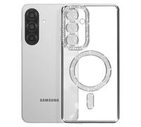 Avizar Diamond Case for Galaxy A26 Outline Strass, Silver
