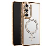Avizar Diamond Case for Galaxy A56 Outline Strass, Golden