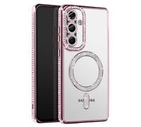 Avizar Diamond Case for Galaxy A56 Outline Strass, Pink