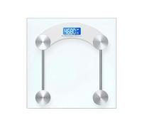 Avizar Digital Electronic Scale 180 Kg 30 x 30 cm with LCD Screen, White