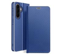 Avizar Folio Case for Galaxy A57 Carbon Effect Metallic Frame with Card Holder